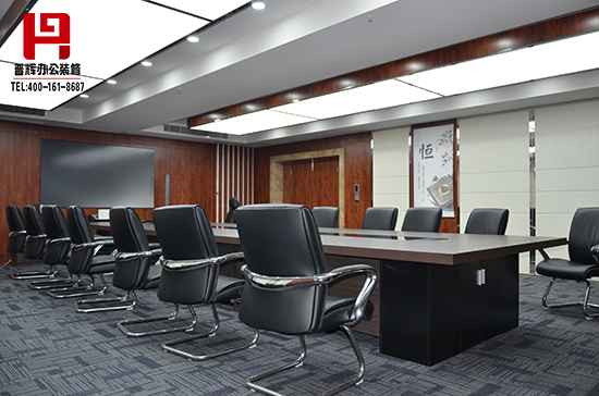 众邦暖通无锡办公室装修设计—会议室